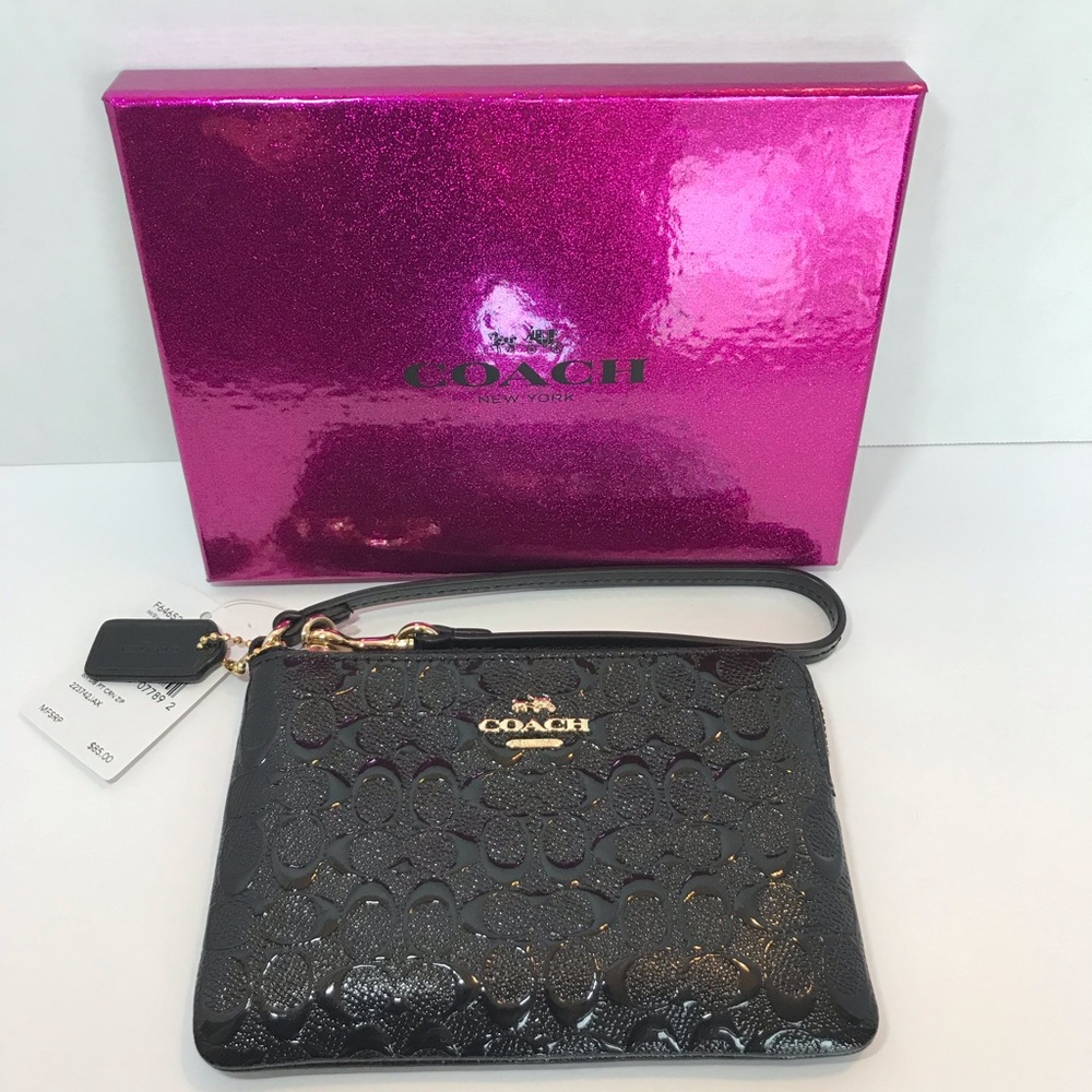 Coach Wristlet Black NWTIB